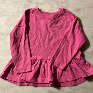 Hanna Andersson ruffle shirt